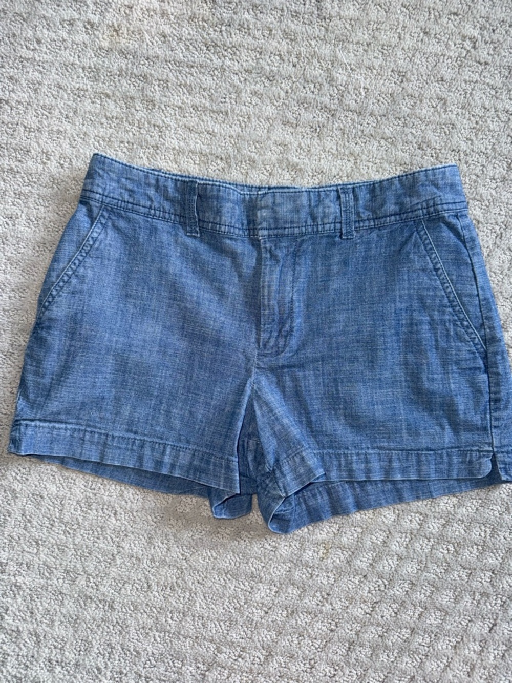 GAP Women's Chambray Shorts - Blue